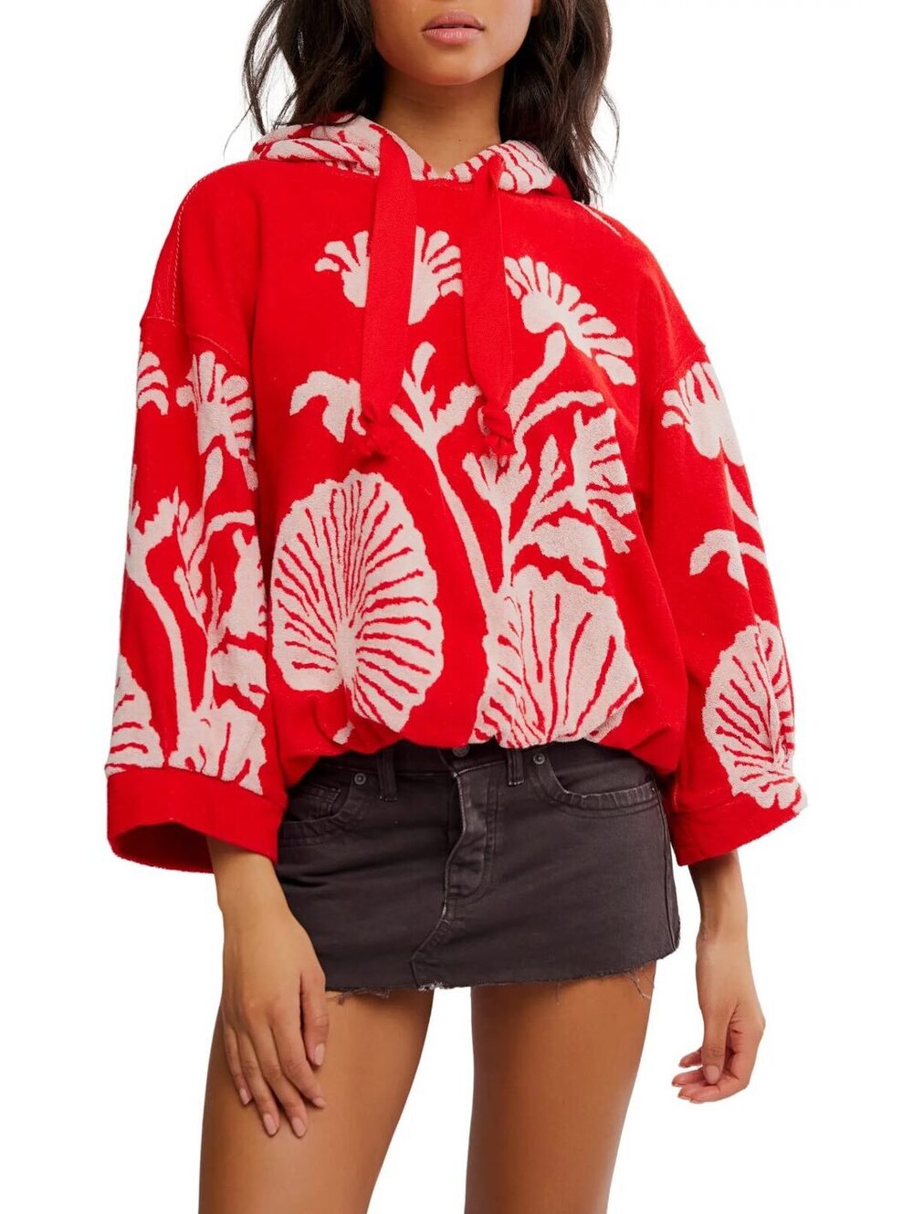 FREE PEOPLE NWT Shell Baby Terry Hoodie